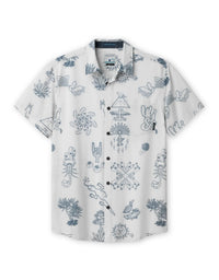 Desert Martians - Gray Vagabond Button Up