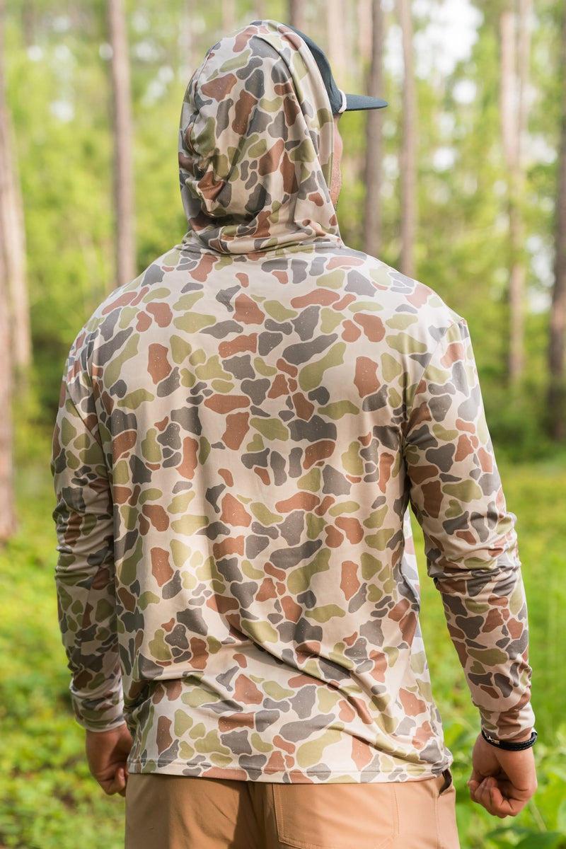 Burlebo Performance Hoodie -Driftwood Camo