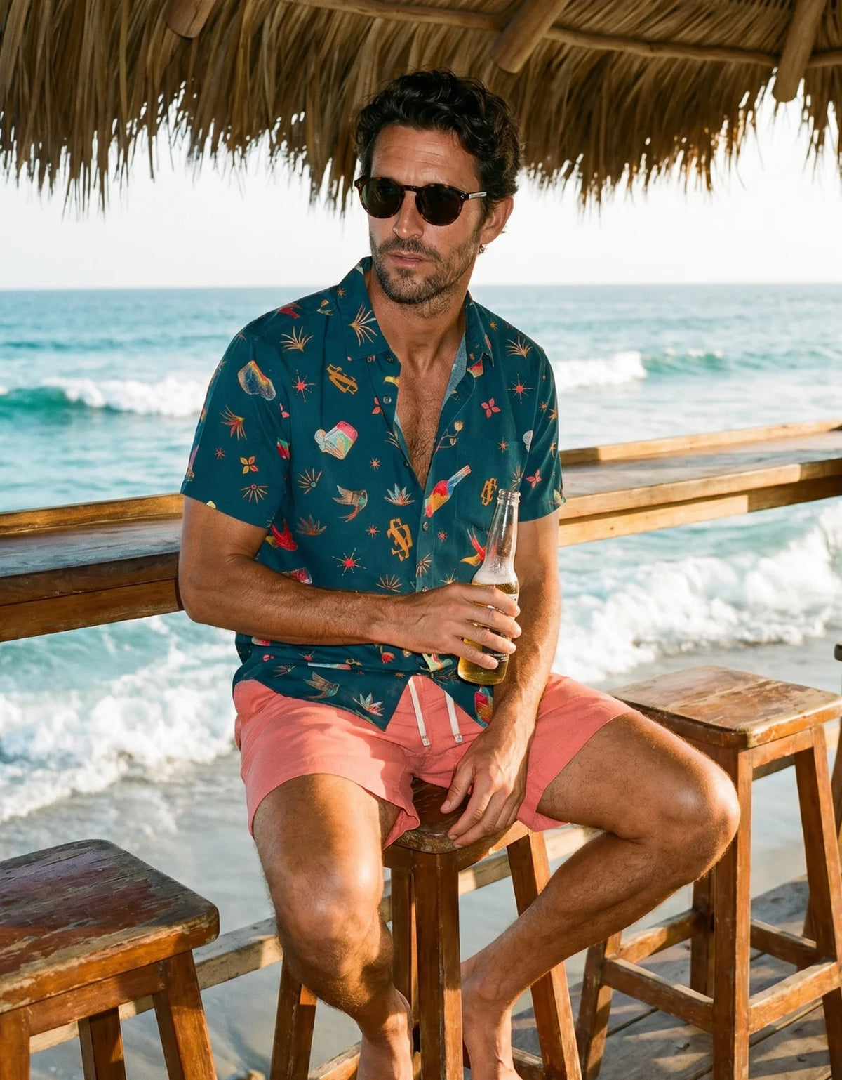 El Sativo Tequila Nighthawk Button Up