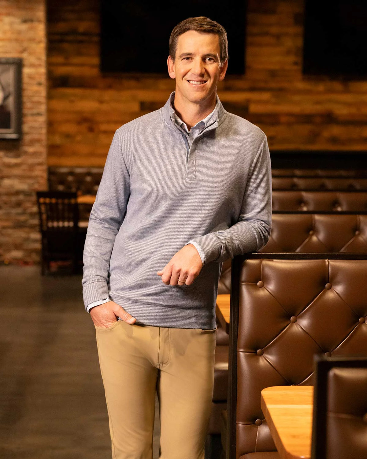 F&A - HERO STRETCH KNIT 1/4-ZIP