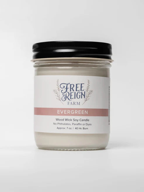 Free Reign Farm Candle - Evergreen