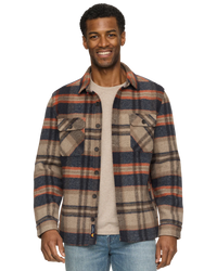 Midland Jacket - Oatmeal/Navy/Orange