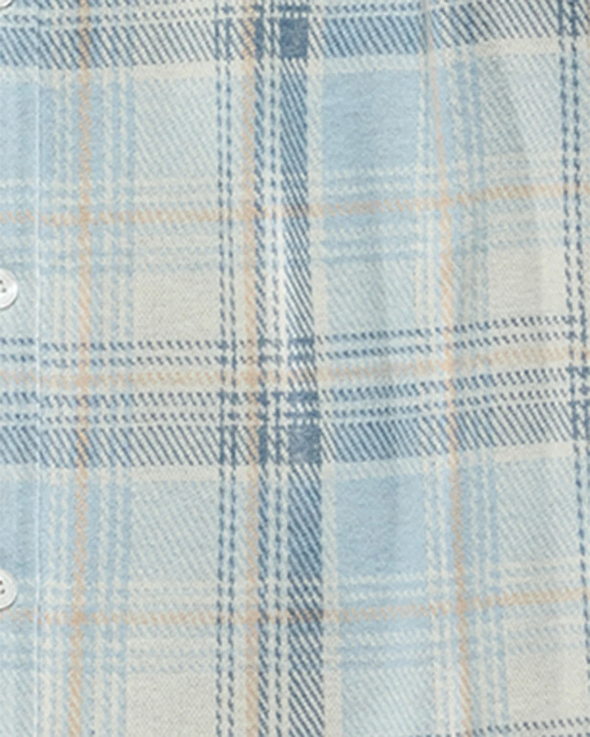 Hero Stretch Flannel - Light Blue/Cream
