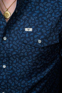 Griffin Long Sleeve Pearl Snap Shirt