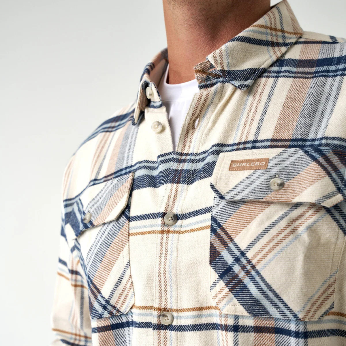 Burlebo Flannel Shirt - Cream