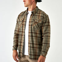 Burlebo Flannel Shirt - Timber Brown