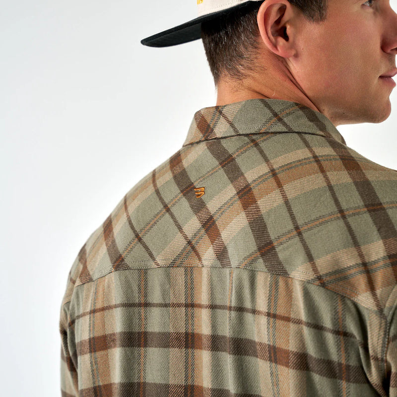 Burlebo Flannel Shirt - Timber Brown