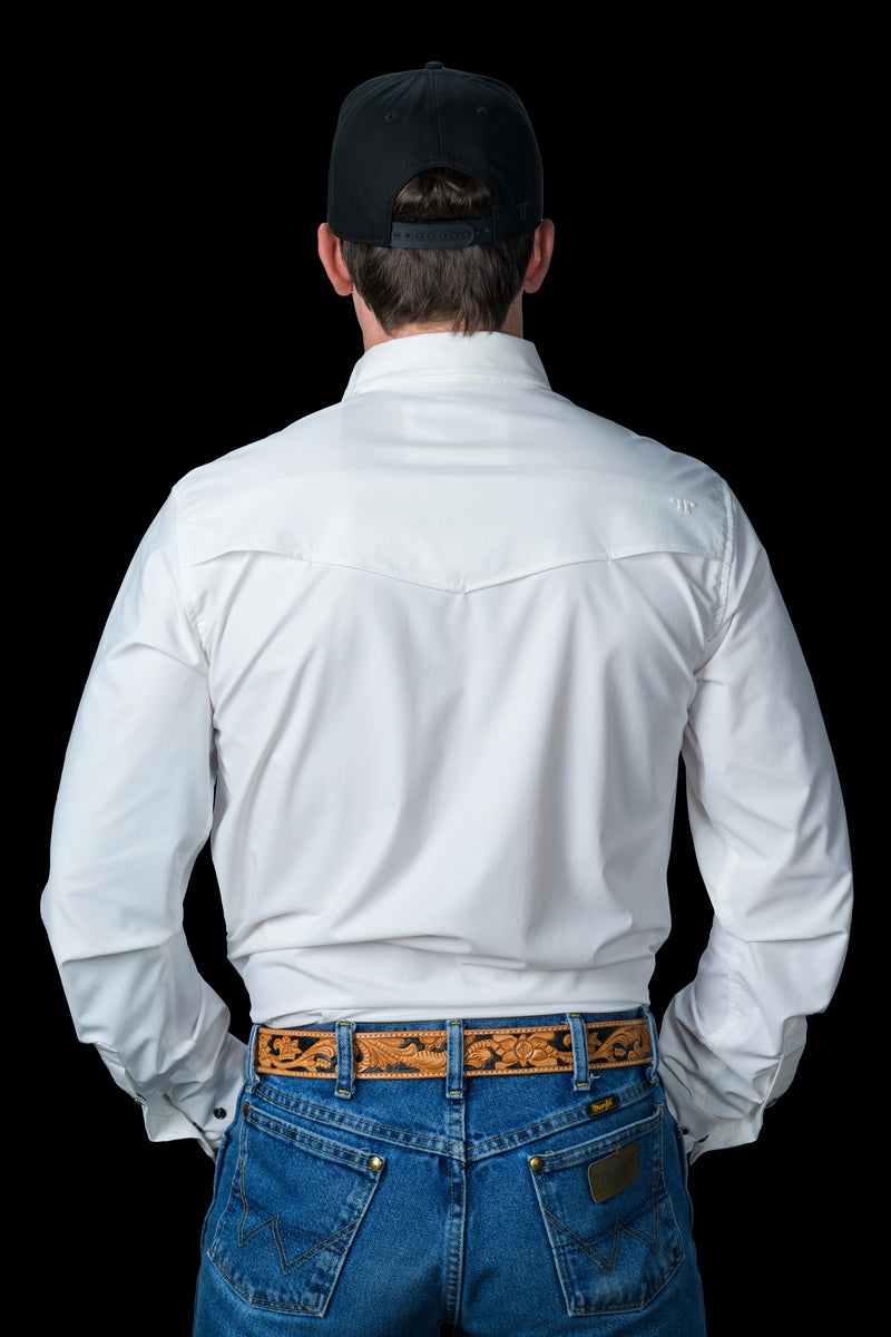 Long Sleeve Pearl Snap Shirt