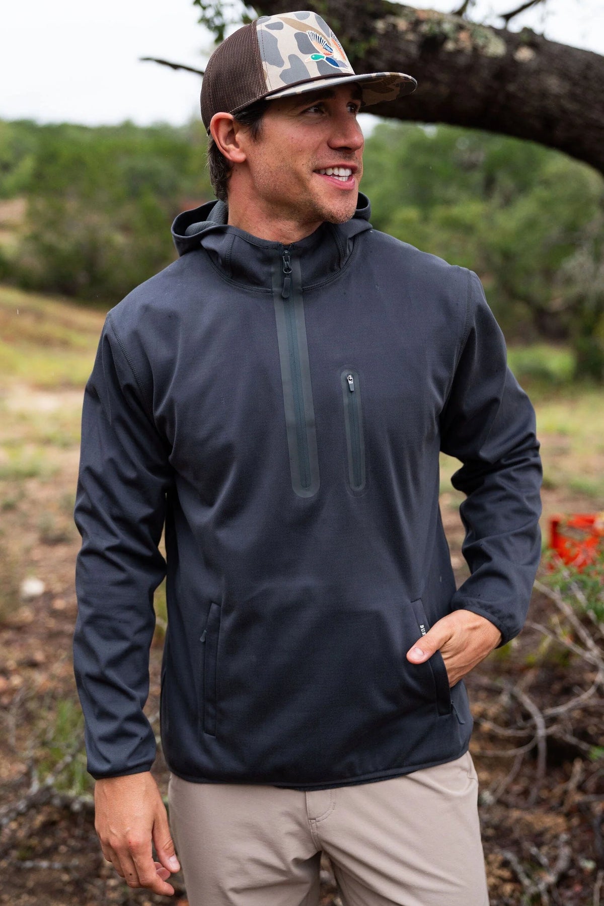 Duke Tech Fleece - Gun Metal Grey- Burlebo