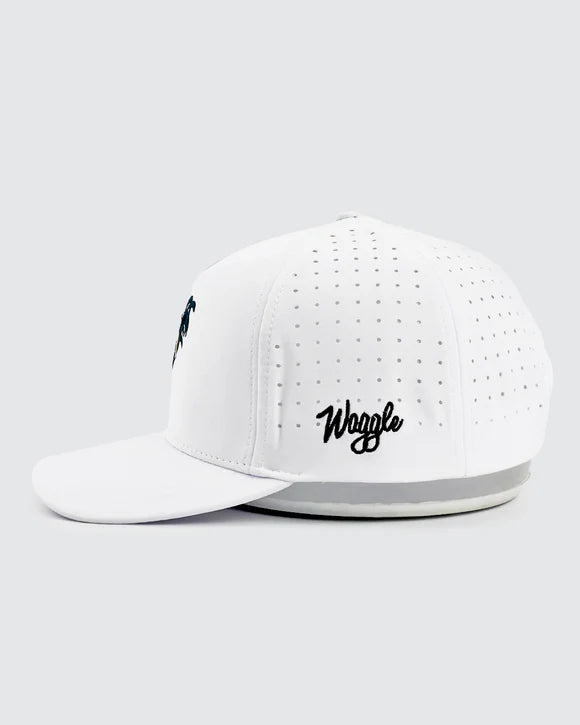 Feelin' Cocky Hat- White- Waggle Golf