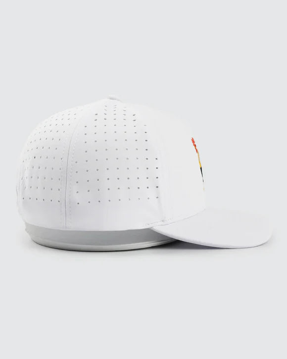 Feelin' Cocky Hat- White- Waggle Golf