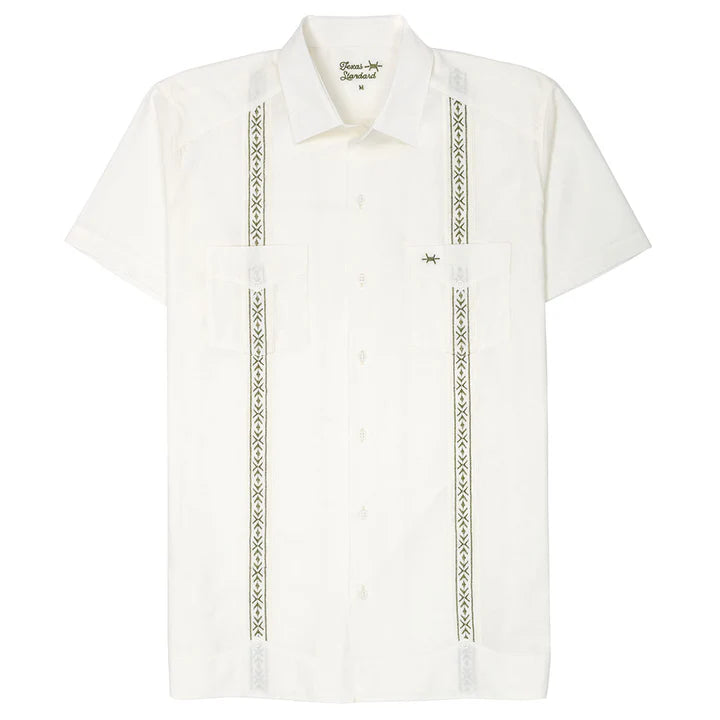 Tejas Guayabera - Flores - TS