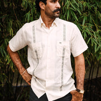 Tejas Guayabera - Flores - TS