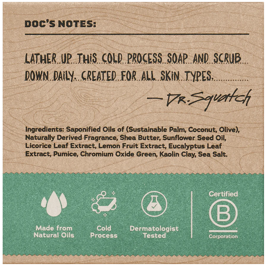 Rainforest Rapids-Bar Soap- Dr Squatch