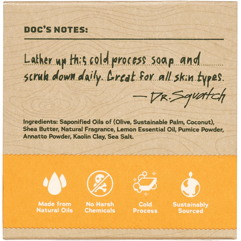 Summer Citrus-Bar Soap- Dr Squatch