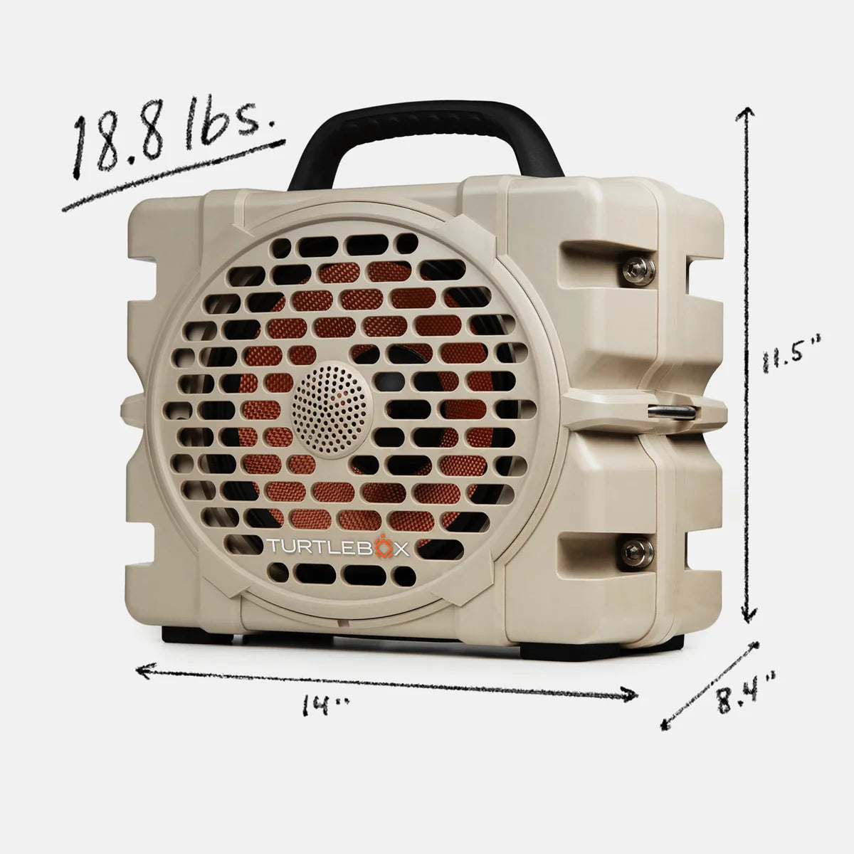 Grande Portable Speaker - Tan - Turtlebox