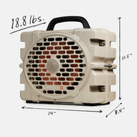 Grande Portable Speaker - Tan - Turtlebox