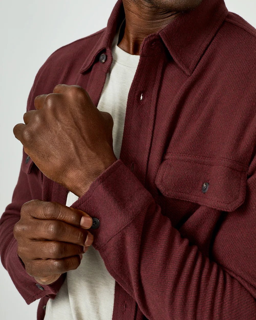 Generation Textured Soft Knit - Burgundy