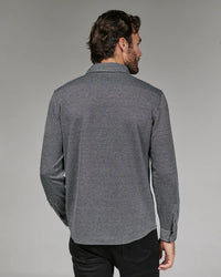 Generation Houndstooth Knit Shirt - Black/Navy