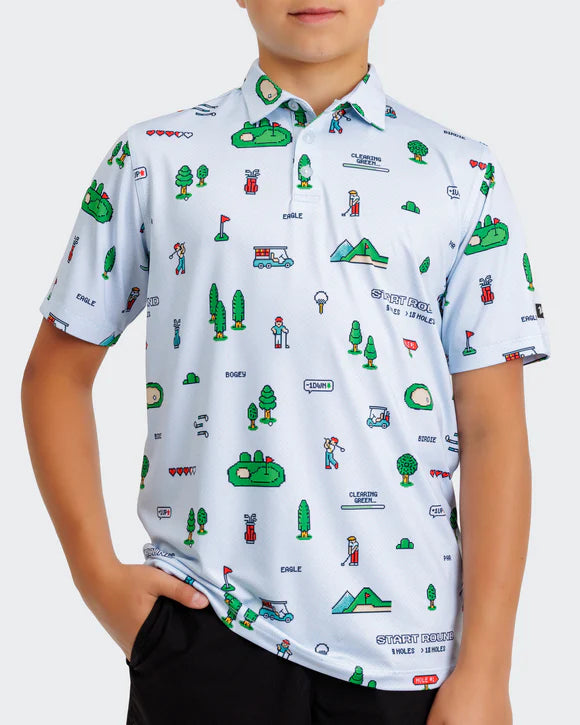 Gamer Boy's Polo - Waggle