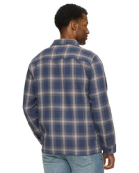 Provo Quilted Shirt Jacket - Navy Combo