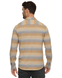Hero Stretch Flannel - Cream/Grey