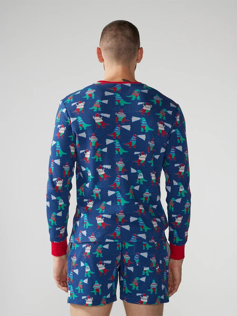 The Holidino Waffle Sleep Shirt - Chubbies