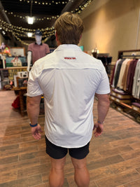 Texas Tech Pearl Snap - White