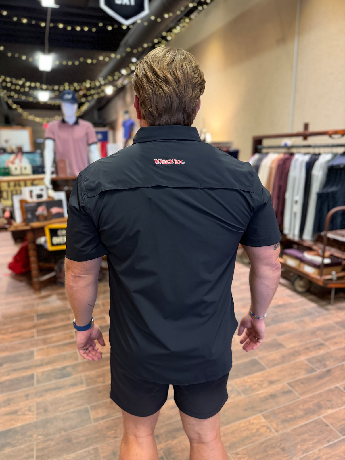 Texas Tech Pearl Snap - Black