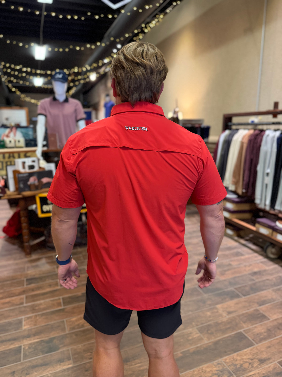 Texas Tech Pearl Snap - Red