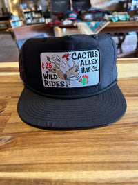 Wild Rides- Black- Snapback Cap - Cactus Alley