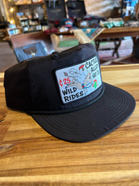 Wild Rides- Black- Snapback Cap - Cactus Alley