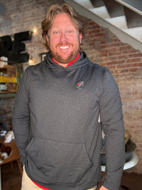 Texas Tech Comfort Hoodie - Black Heather