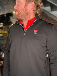Texas Tech Ridge Q-Zip - Black