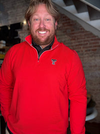 Texas Tech Ridge Q-Zip - Red