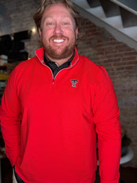 Texas Tech Ridge Q-Zip - Red