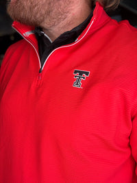 Texas Tech Ridge Q-Zip - Red