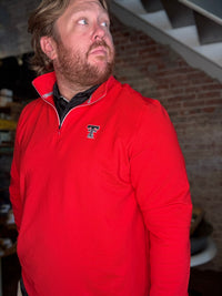 Texas Tech Ridge Q-Zip - Red