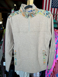 The Sandstorm- Quilted 1/4 Zip- Chubbies