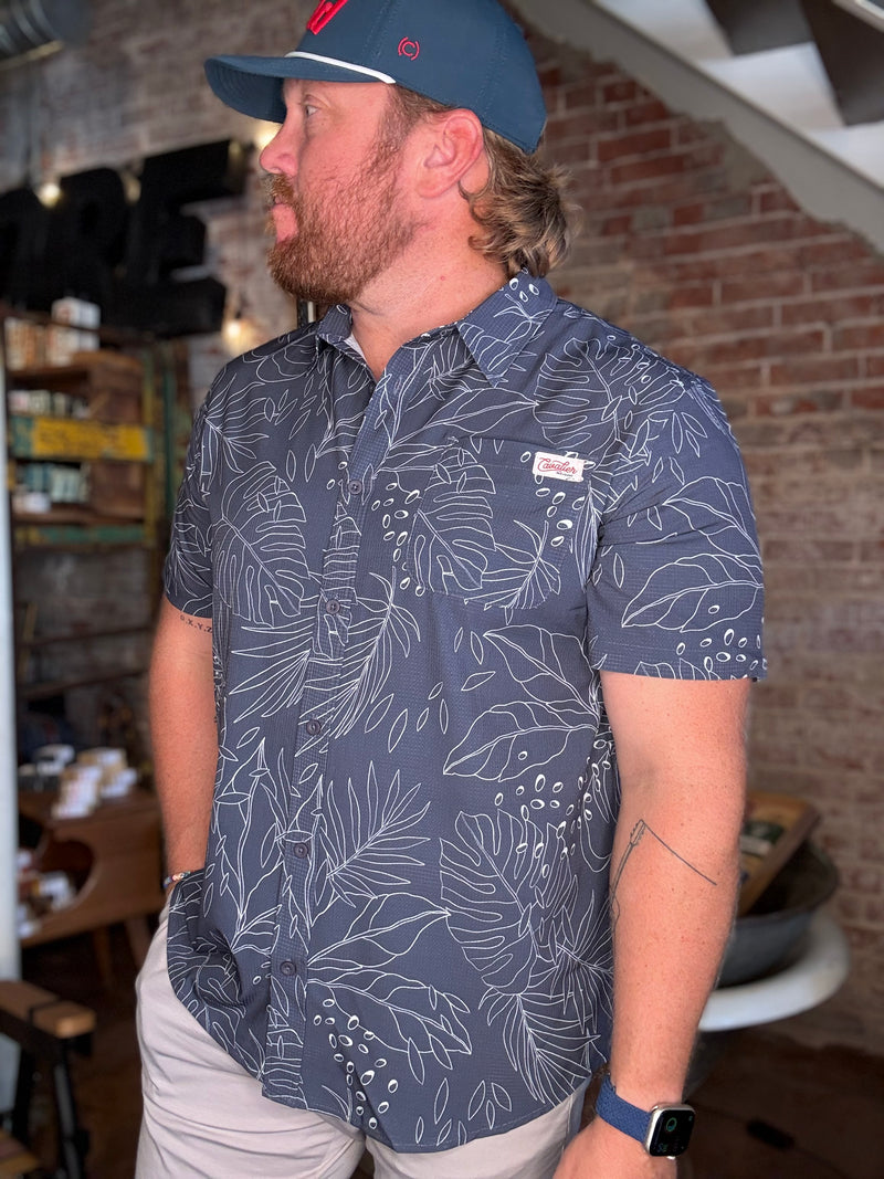 Penida Cavalier Button Up - Navy