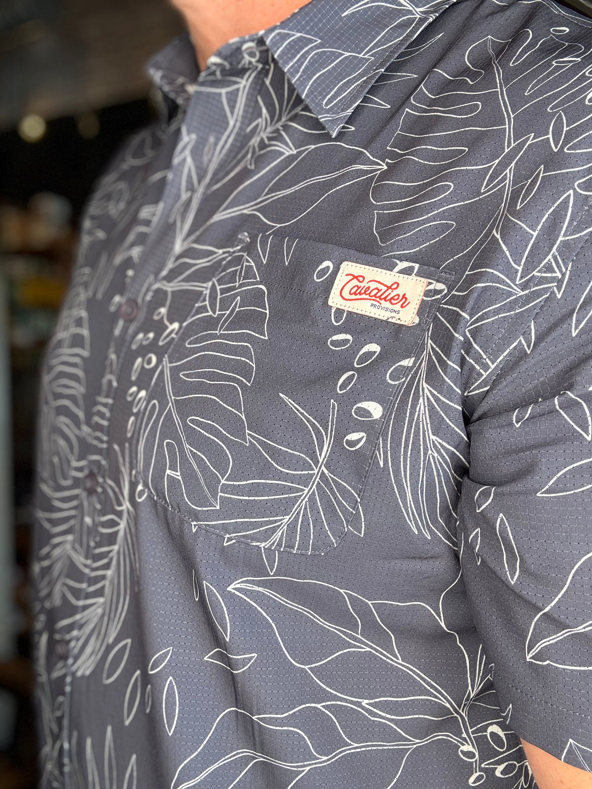 Penida Cavalier Button Up - Navy