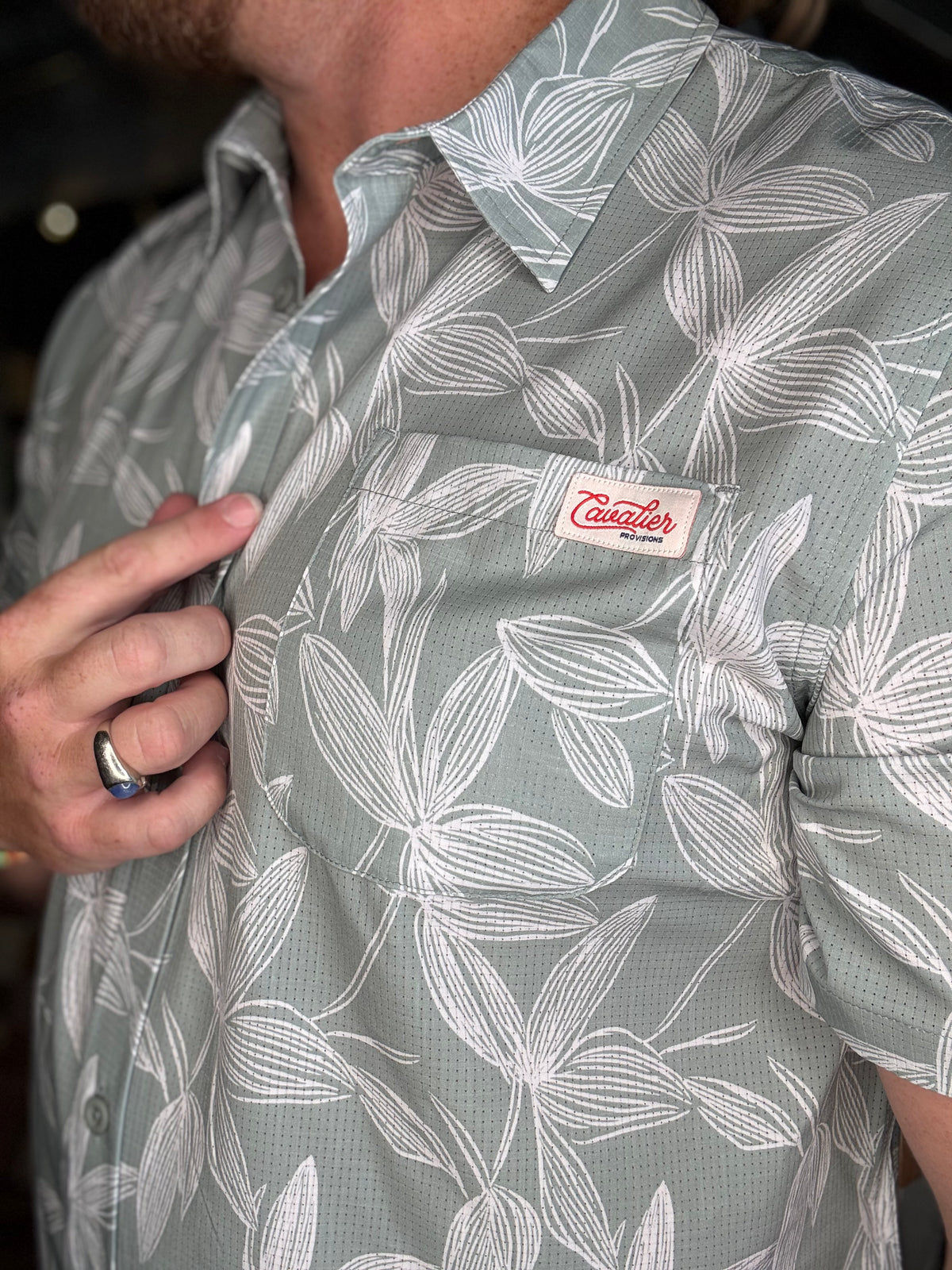 Wailea Cavalier Button Up - Sage