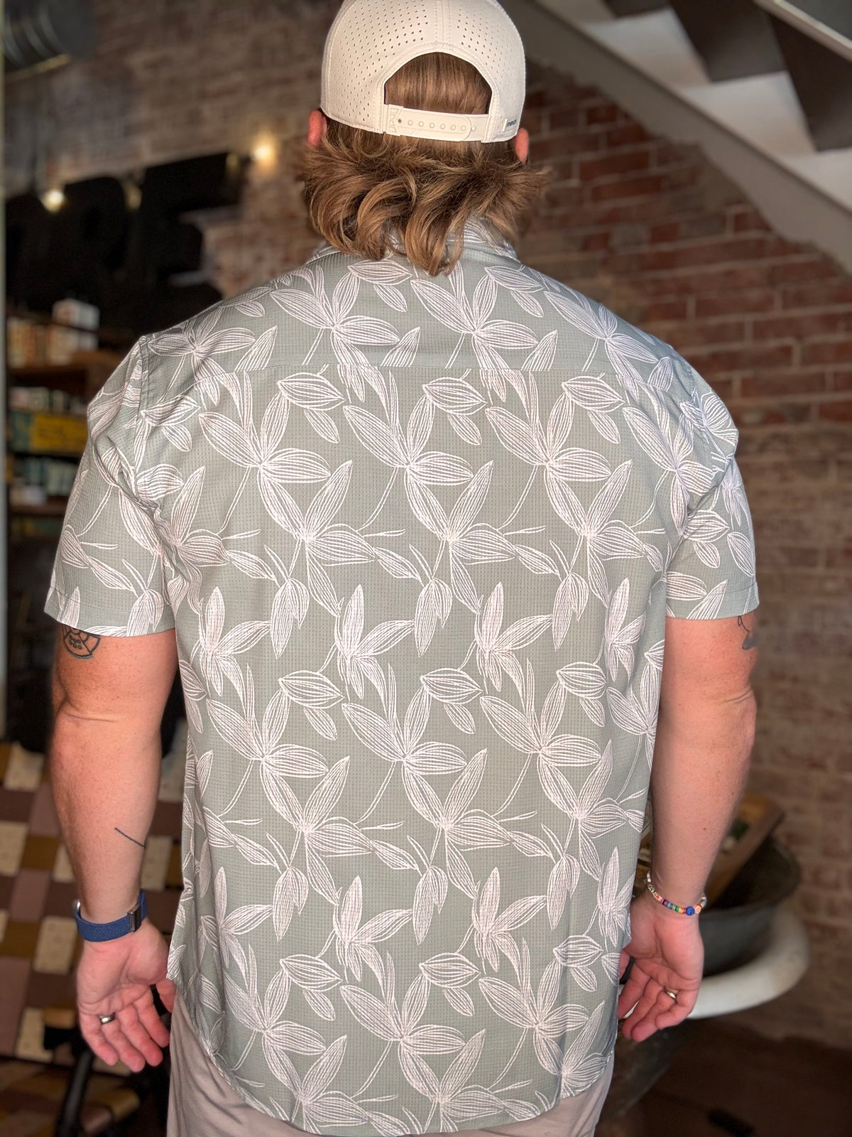 Wailea Cavalier Button Up - Sage