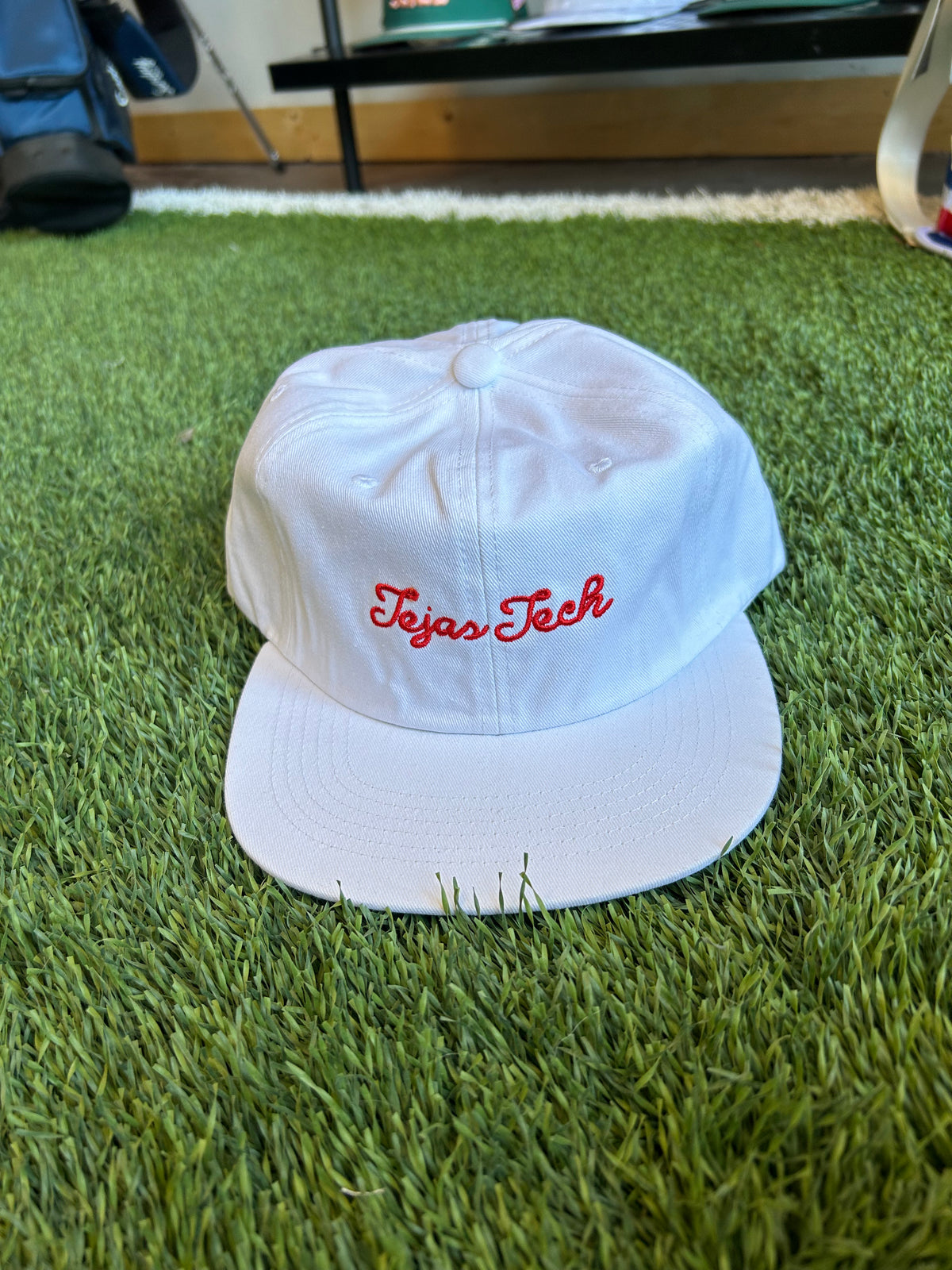 El Guapo Tejas Tech White  Snapback Flatbill - Sideline Provisions