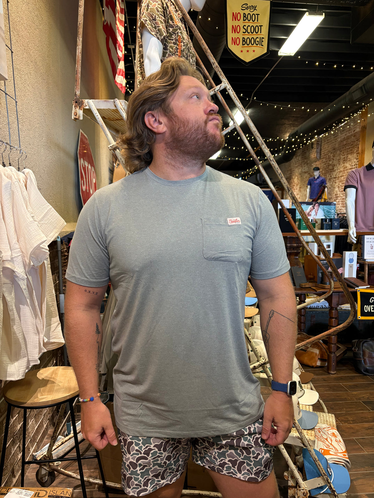 Cavalier Tee- Grey