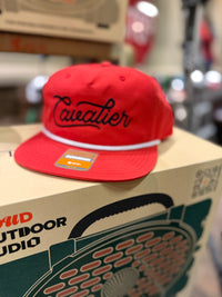Cavalier Rope Hat- Red/Black