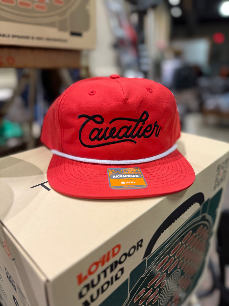 Cavalier Rope Hat- Red/Black