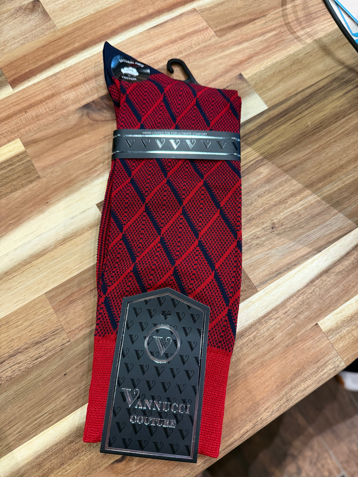 Dress Socks - Red & Blue