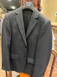 Green/Blue Gingham Blazer