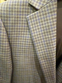 Green/Blue Gingham Blazer